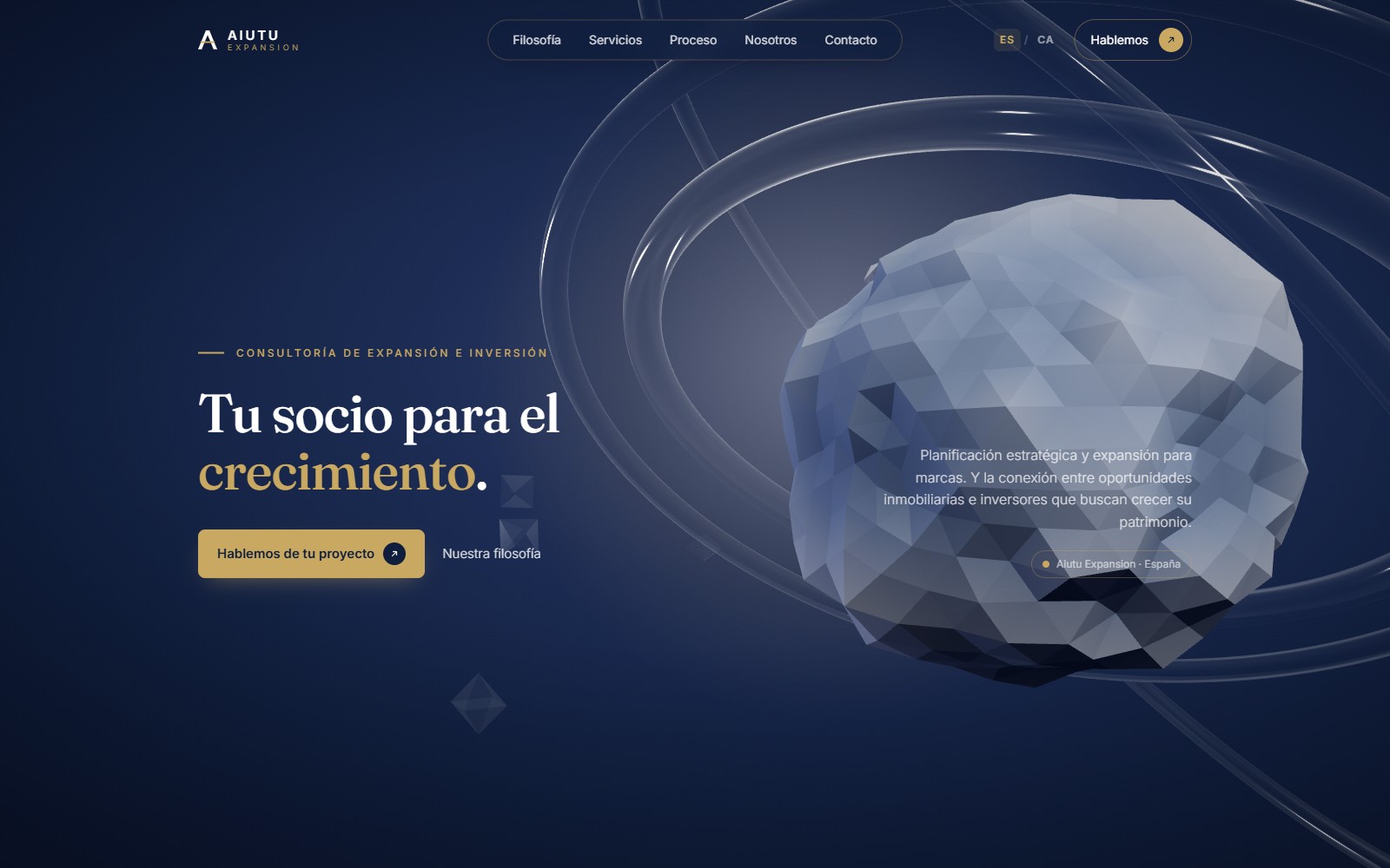 Aiutu Expansion — Vista previa de la web